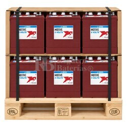 6 Bater�as TROJAN J305G-AC | 6 Voltios 350 Amperios